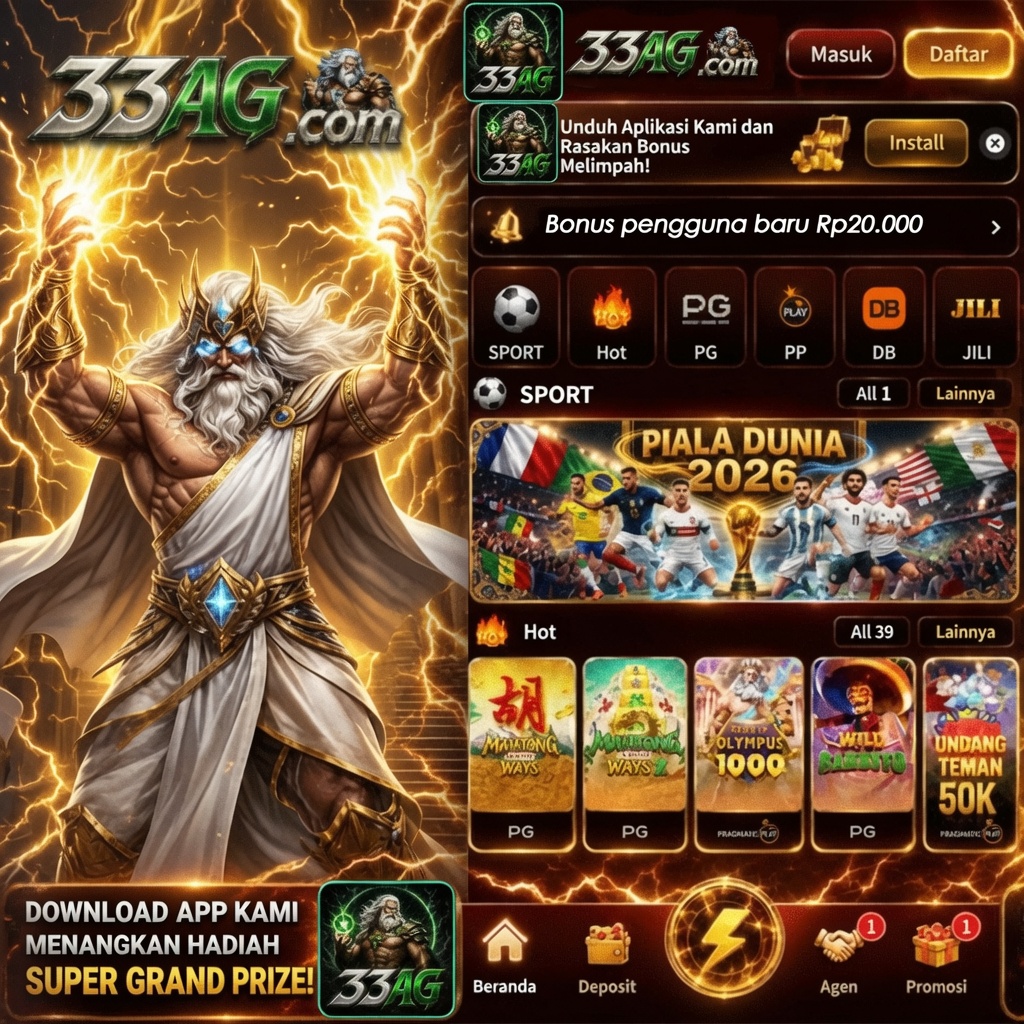 33AG - Portal Resmi Game Kasino dengan Link Daftar dan Akses Alternatif