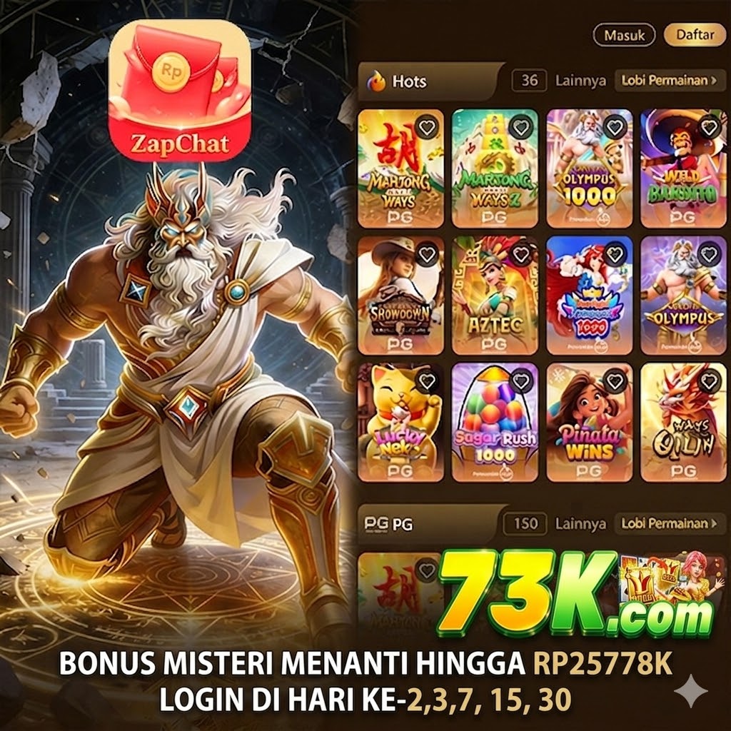 73K - Login Situs Resmi dan Nikmati Ragam Game PG Soft
