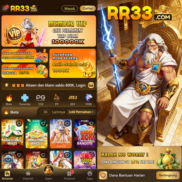 RR33 - Platform Game Online dengan Beragam Pilihan Permainan Seru